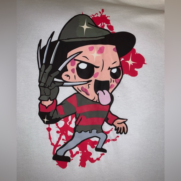 Custom Made Freddy Krueger White Tee💥 - Picture 2 of 3